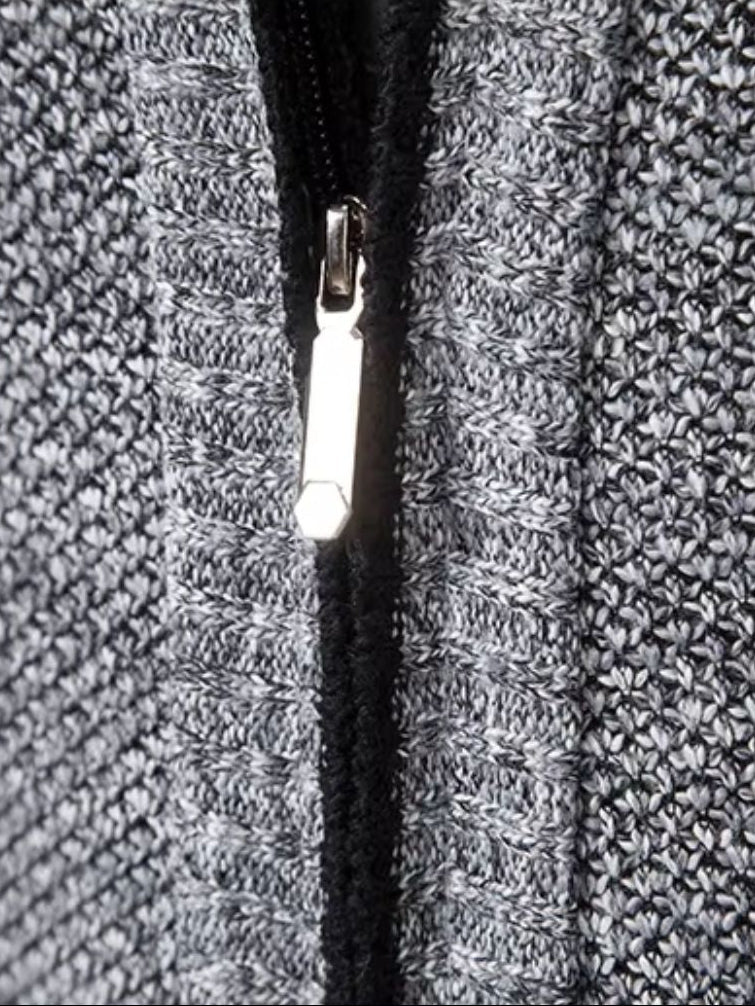 Elegante gilet con zip integrale