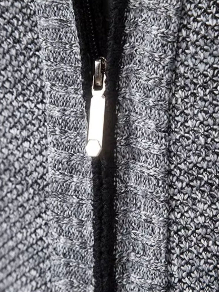 Elegante gilet con zip integrale