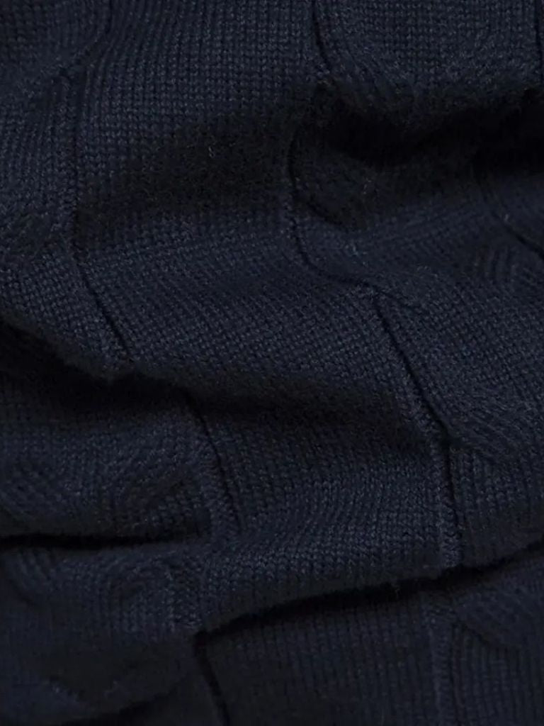 Maglione pullover in maglia con mezza zip