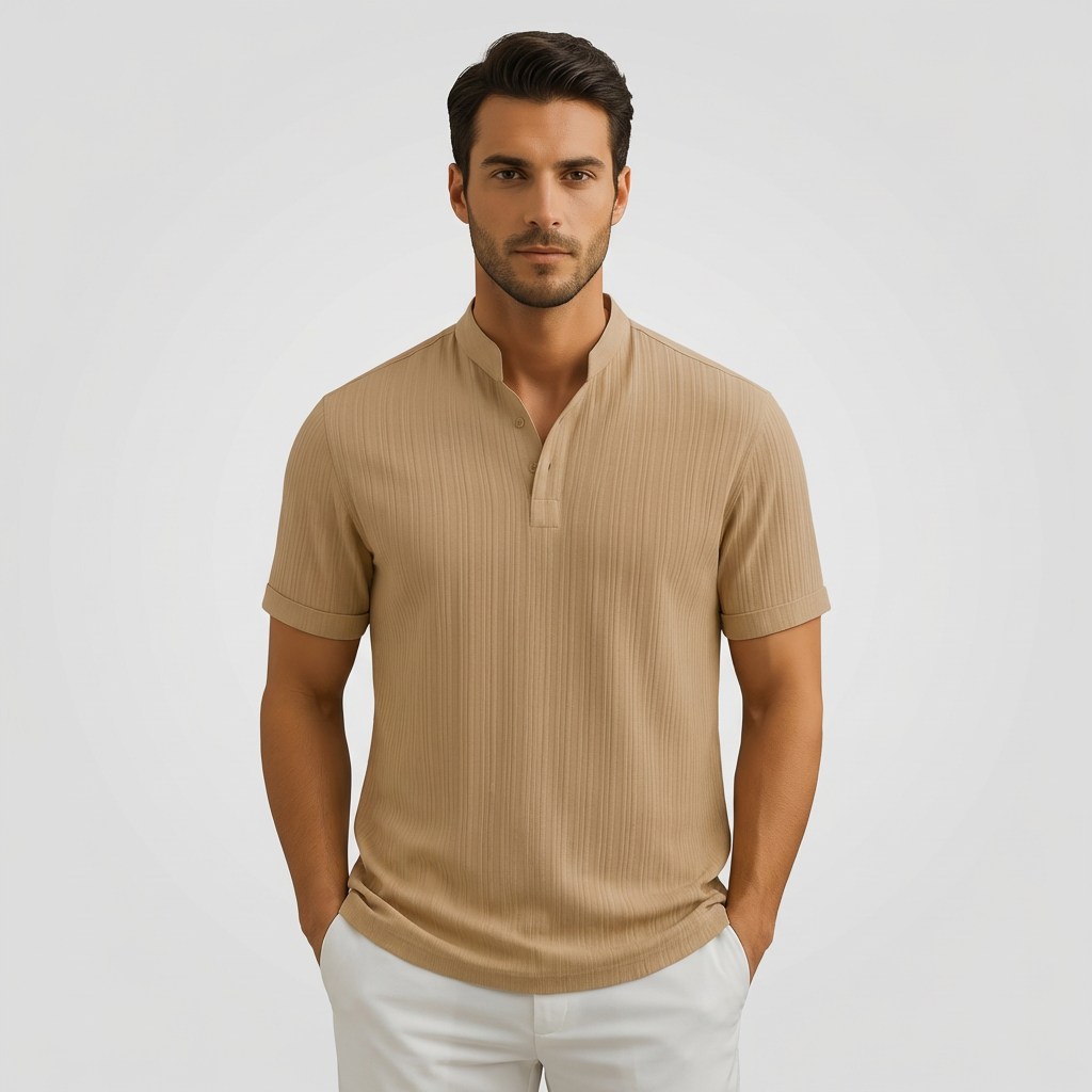 maglietta Avani Camicia in lino con collo a V