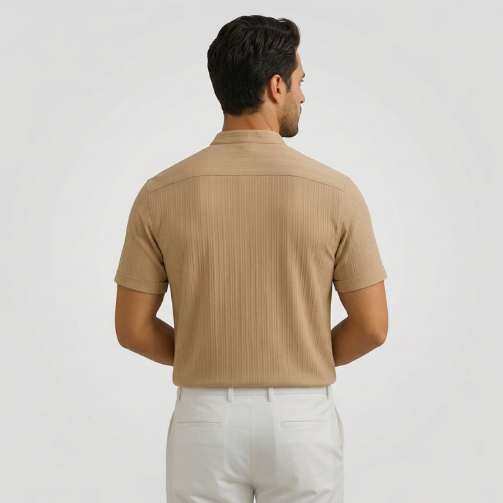 maglietta Avani Camicia in lino con collo a V