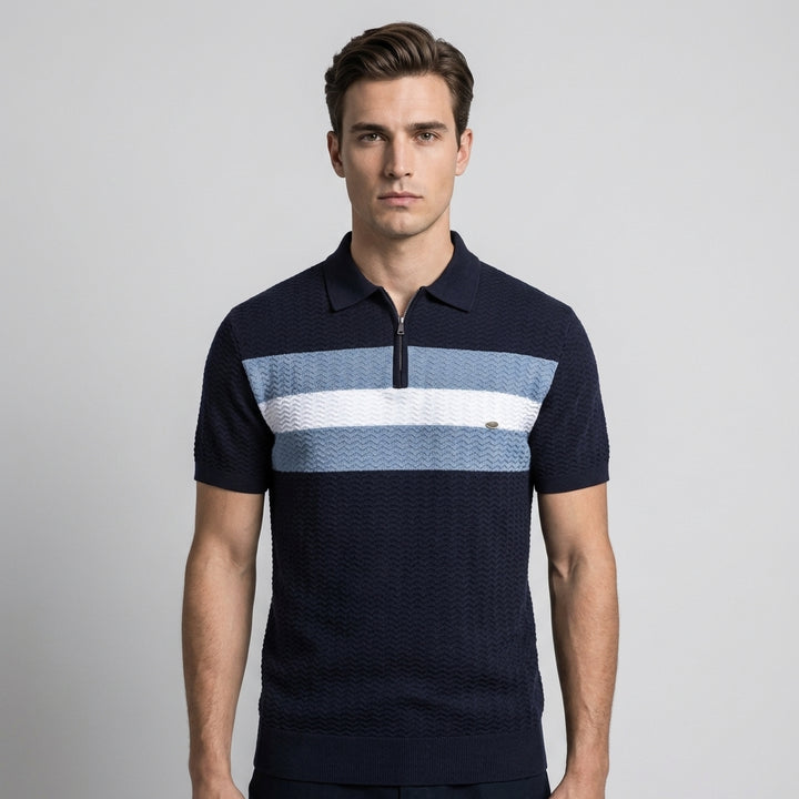 Polo con zip a un quarto Classic Fit Quarter Zip Polo