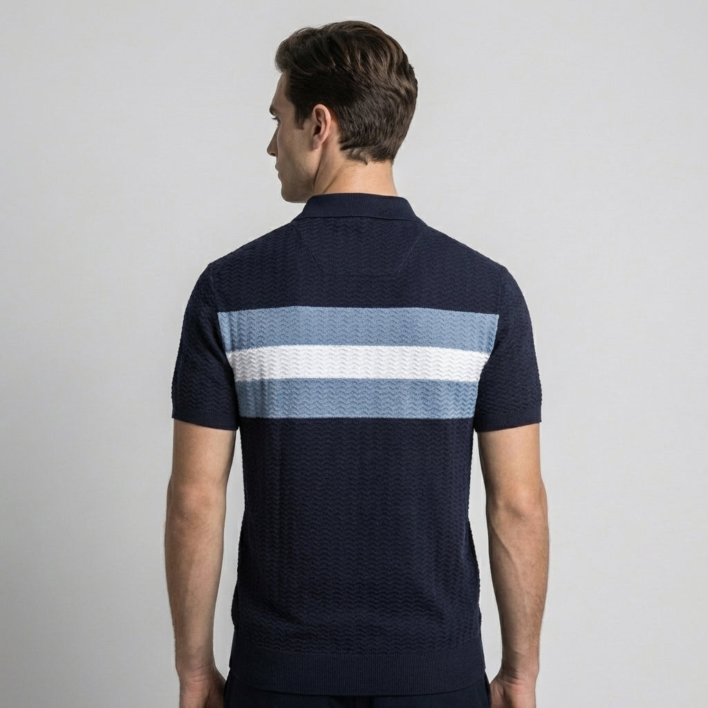Polo con zip a un quarto Classic Fit Quarter Zip Polo