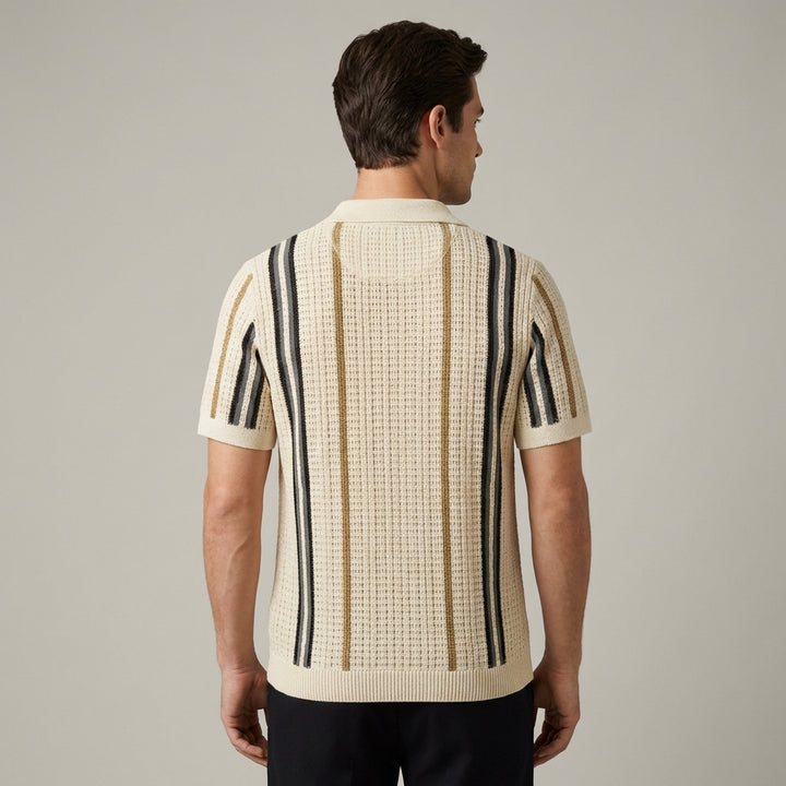 Polo Uomo Sunset Groove Vestibilità Sartoriale Premium