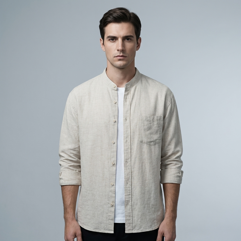 Camicia casual in lino Theodore Willow