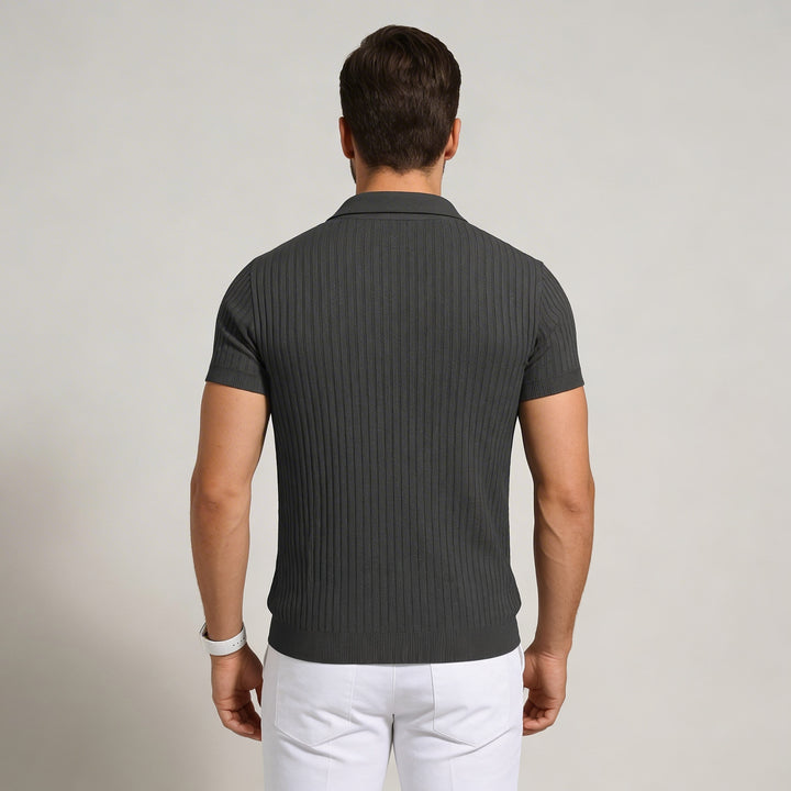 Polo da uomo dal taglio aderente