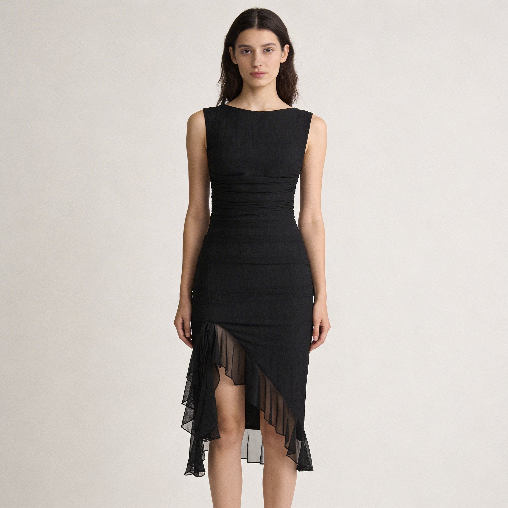 Elegante Abito Midi Donna Raffinato e Affascinante