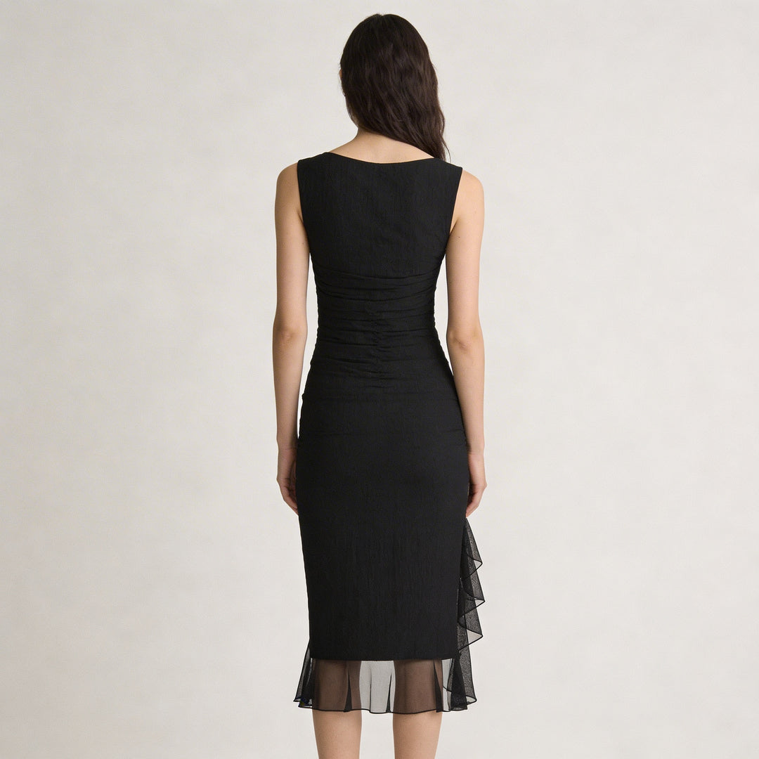 Elegante Abito Midi Donna Raffinato e Affascinante