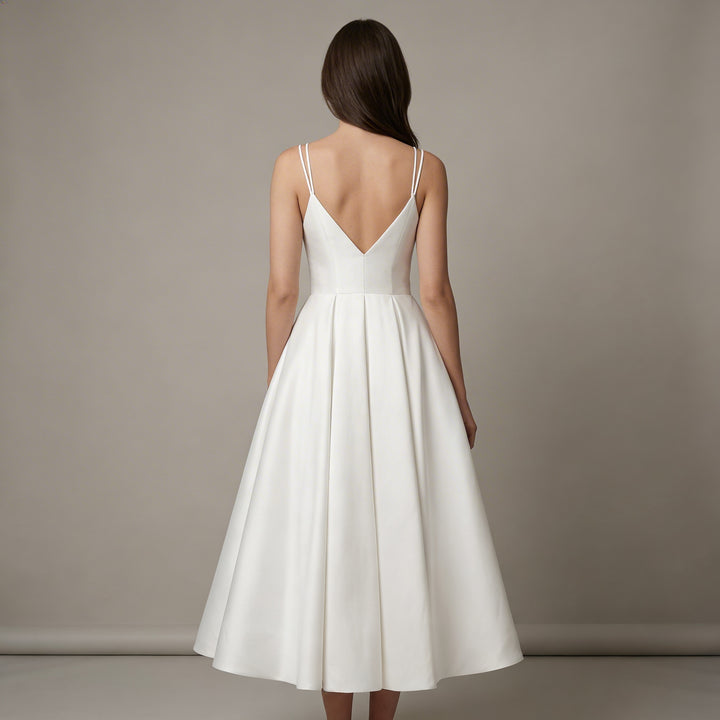 Elegante Abito Midi Alazne Donna Raffinato