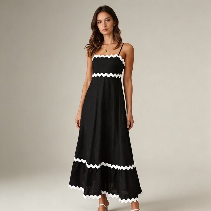 Elegante Abito Lungo Amillia Donna Glamour Raffinato