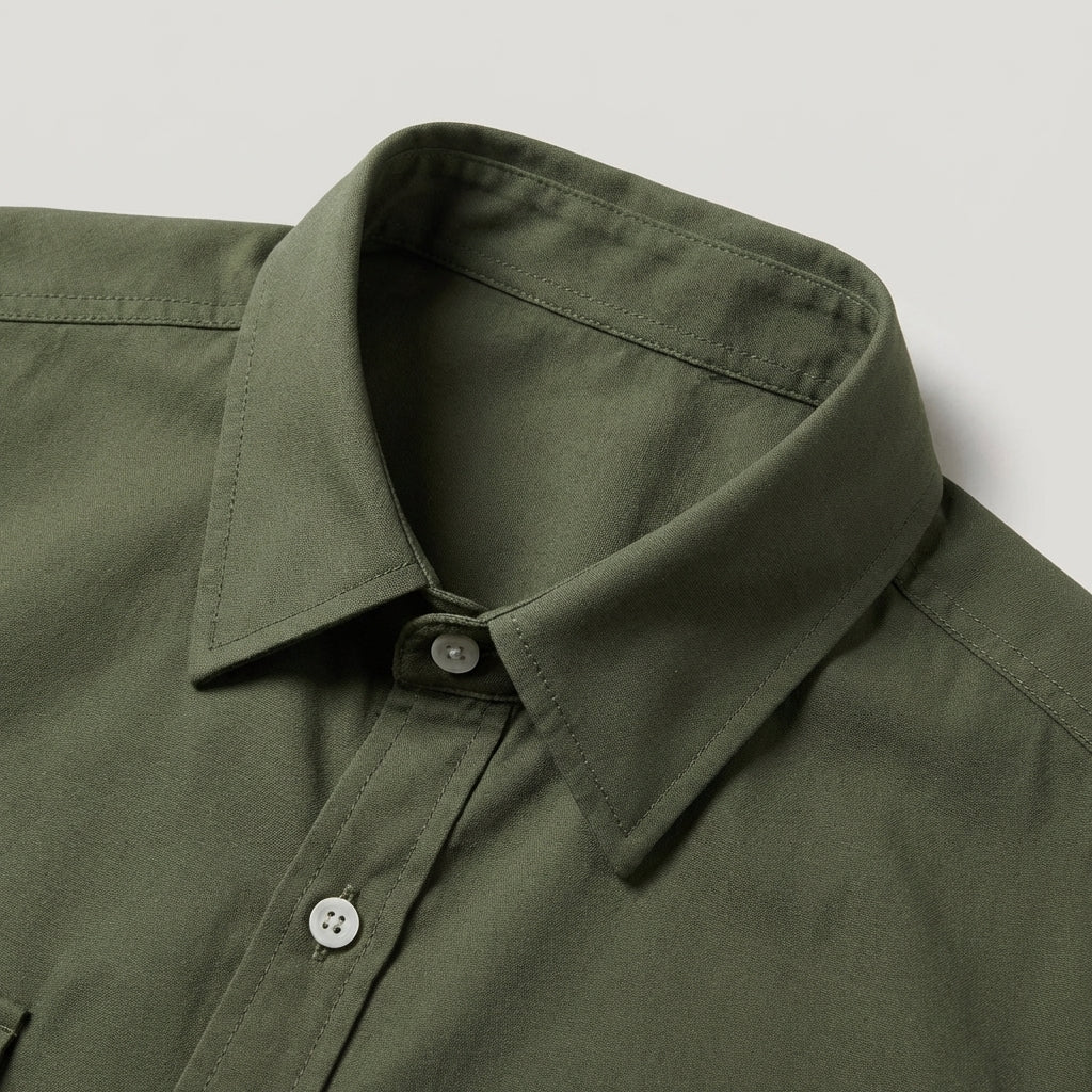 Classica Camicia Vintage Manica Lunga Uomo