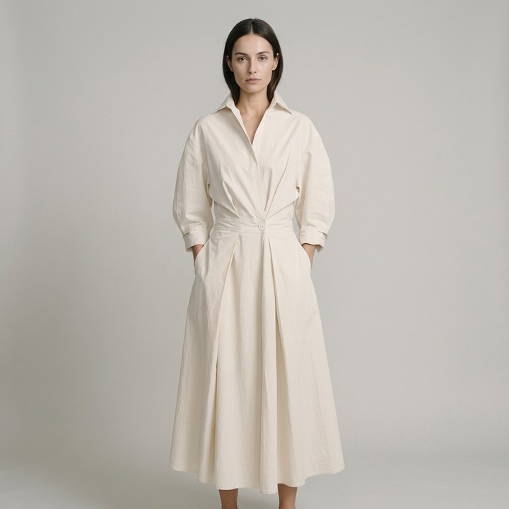 Elegante Abito Maxi Donna Lungo Fluente