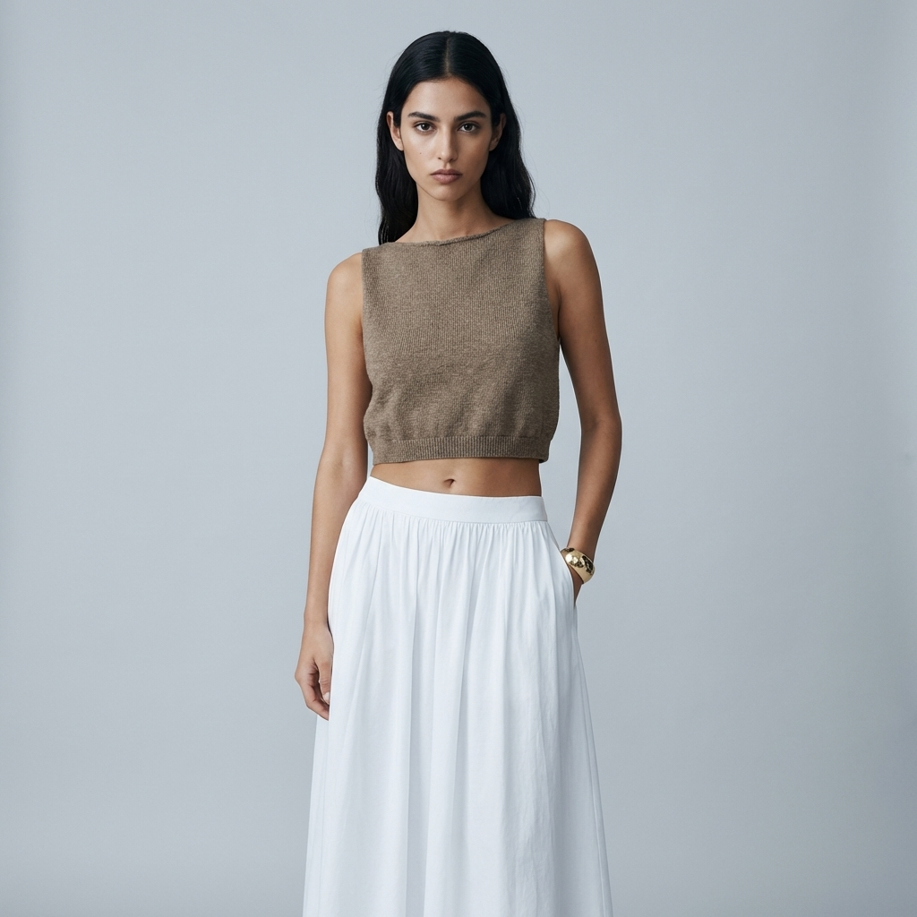 Canotta corta casual alla moda