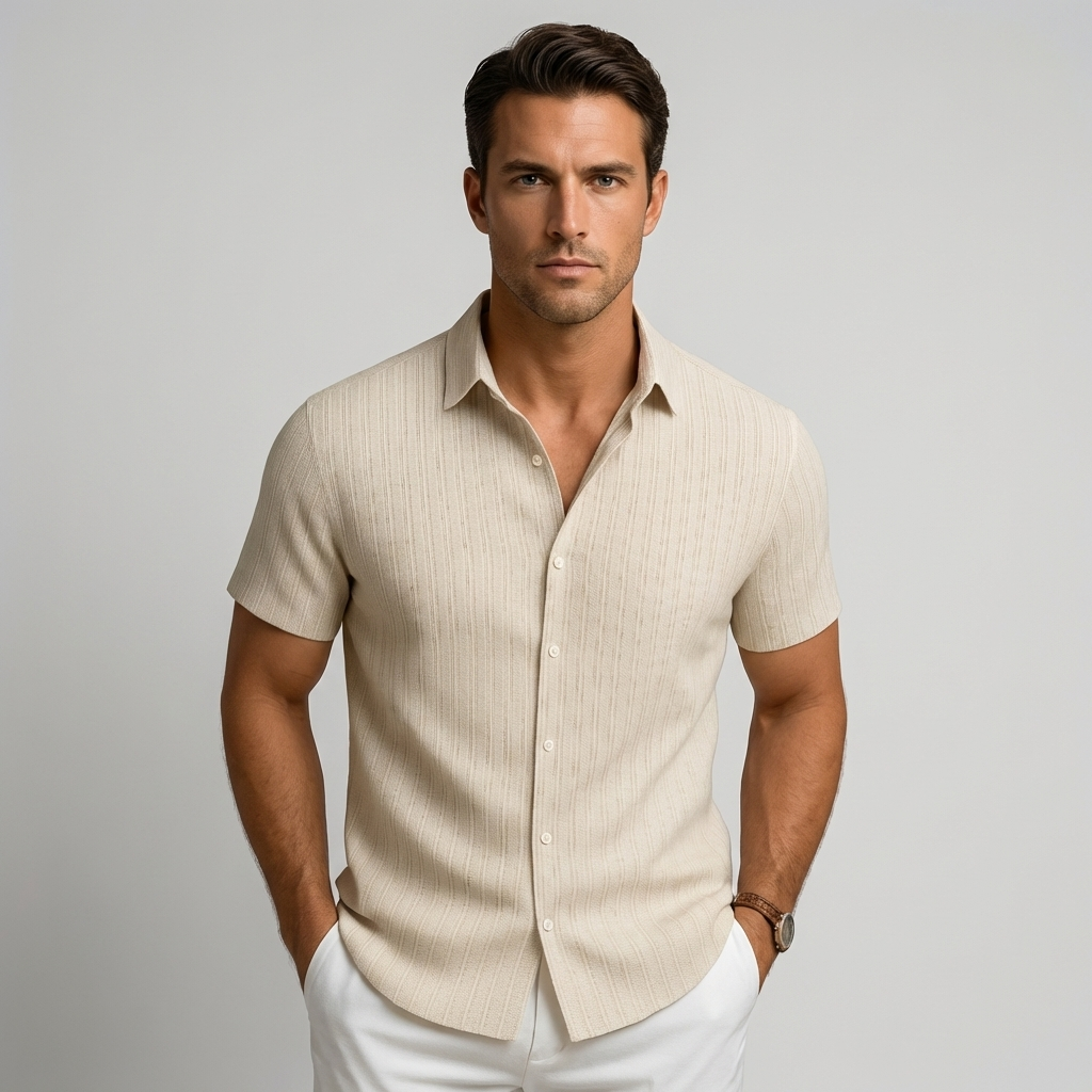 T Shirt Uomo Casual Raffinata
