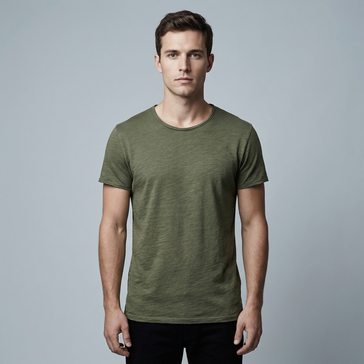 T shirt lussuosa uomo cotone estiva