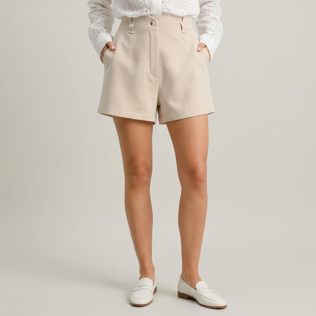 Short Donna Cintura Raffinato
