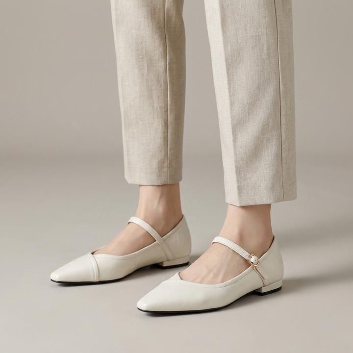 Ballerine Punta Cinturino Classiche