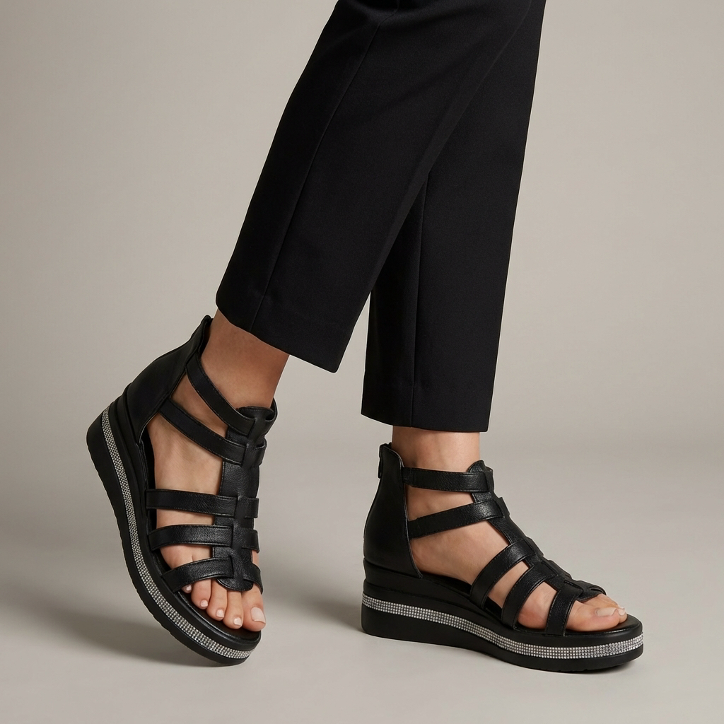 Sandali Ortopedici con Strass Donna — Comfort e Stile Estivo