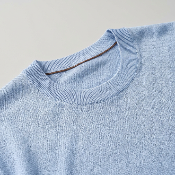 T shirt lussuosa uomo cashmere premium