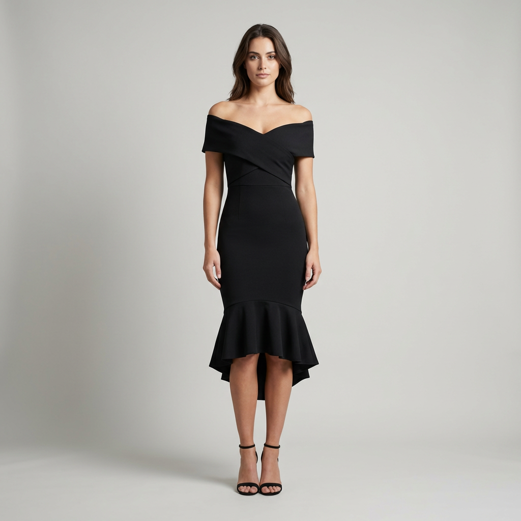 Vestito Cerimonia Nero Classico