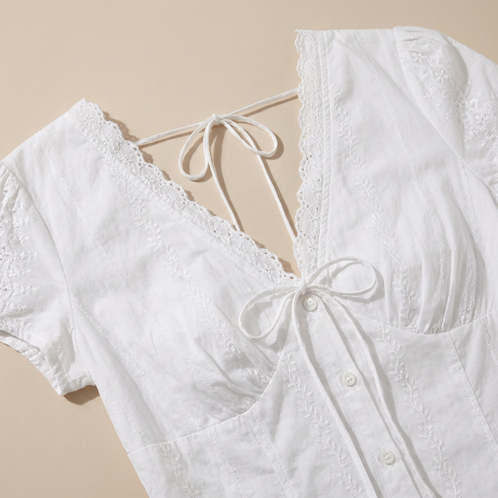 T shirt raffinata donna maniche corte