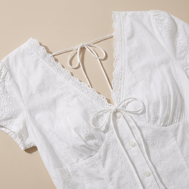 T shirt raffinata donna maniche corte