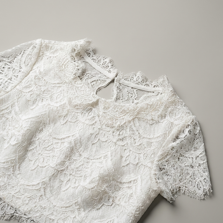 Abito estivo lussuoso sposa due pezzi