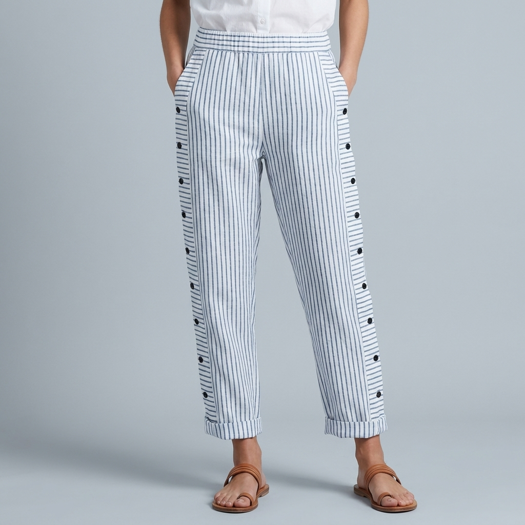 Pantaloni donna estivi gamba dritta