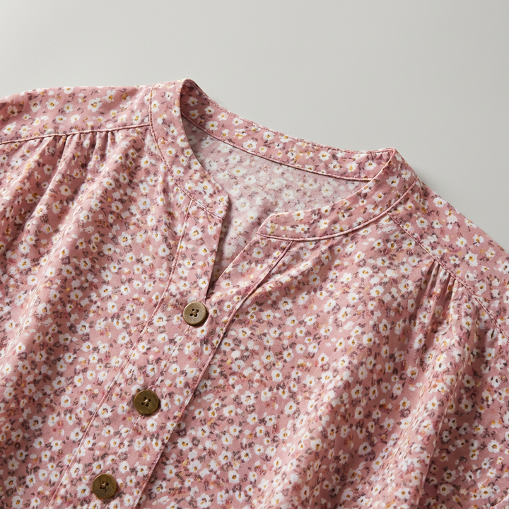 T shirt florale donna camicia chic