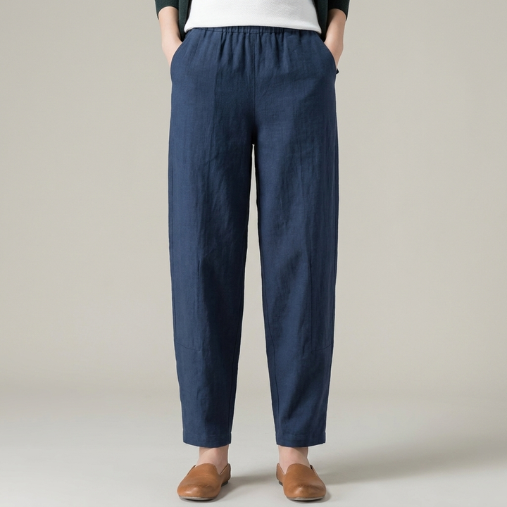 Pantaloni donna estivi gamba affusolata