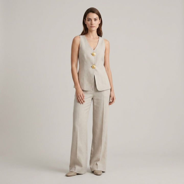Set estivo elegante donna due pezzi