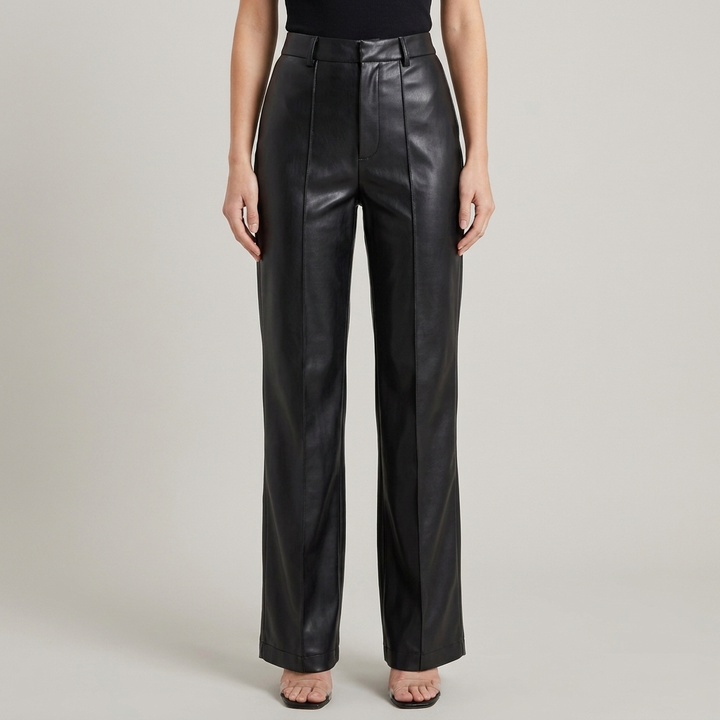 Pantaloni donna lussuosi pelle sintetica