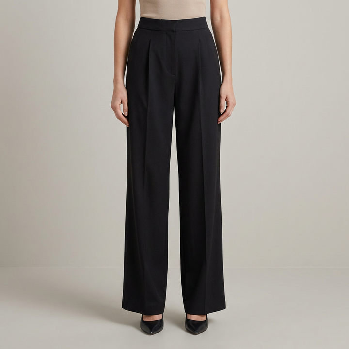 Pantaloni donna palazzo raso eleganti