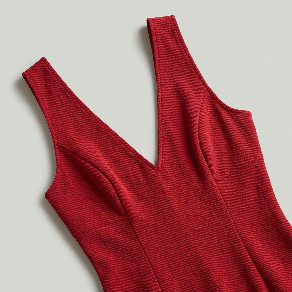 Abito mini elegante scollo V