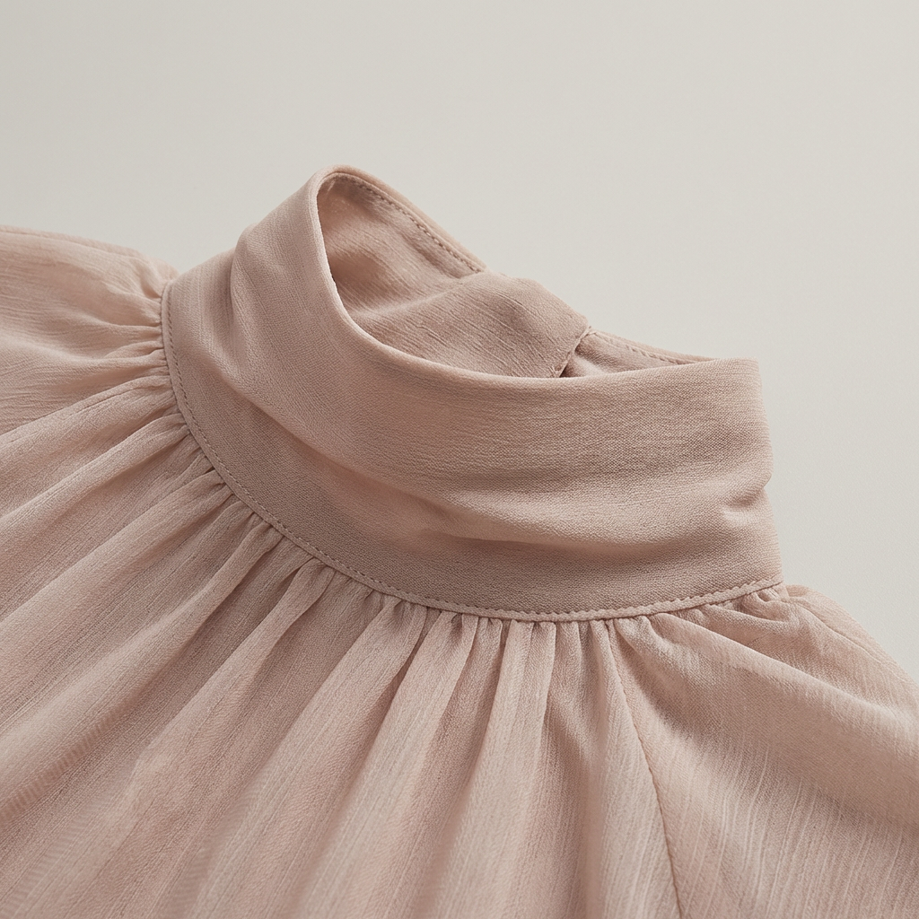 Abito lussuoso chiffon con mantella