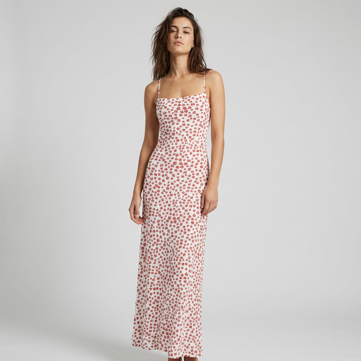Abito floreale maxi estivo elegante
