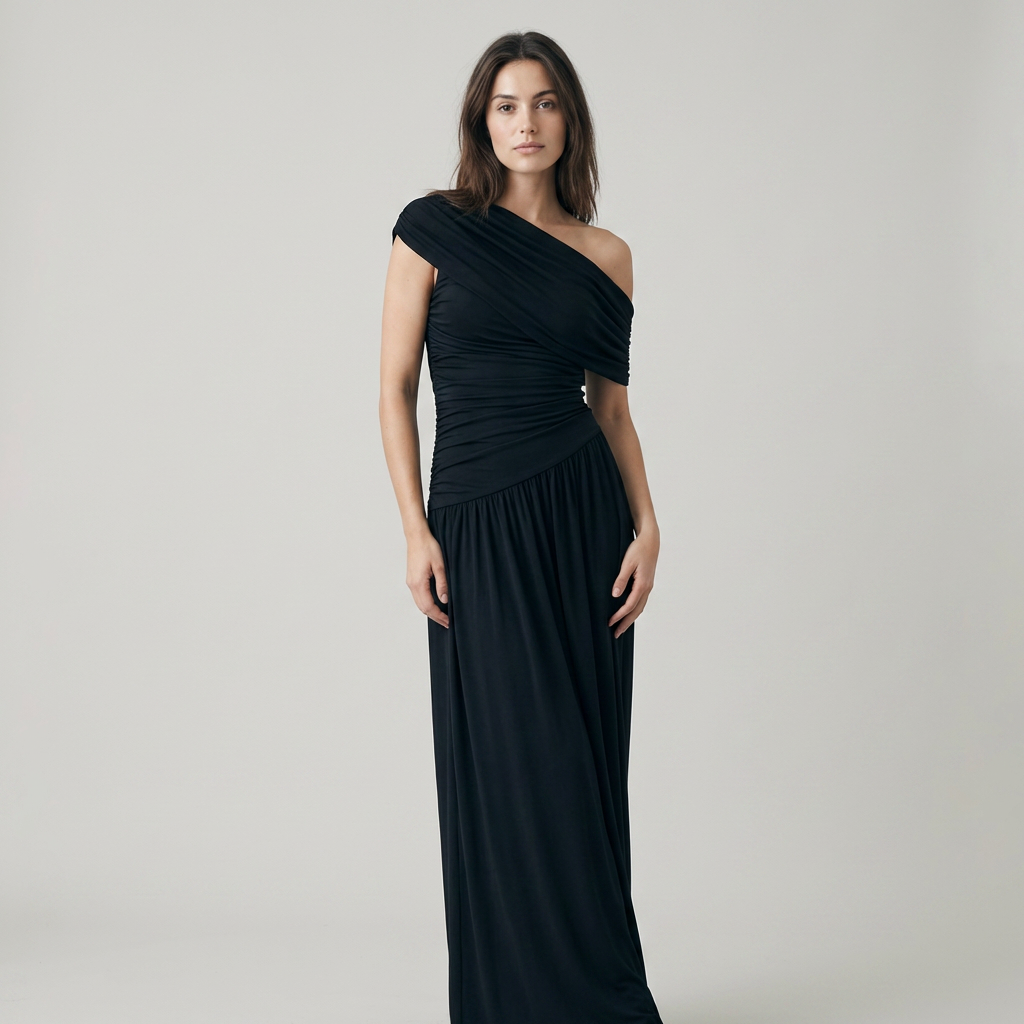 Vestito Cerimonia Chiffon Elegante