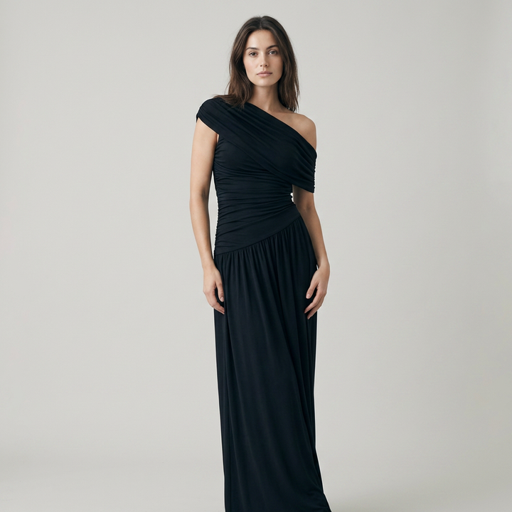 Vestito Cerimonia Chiffon Elegante