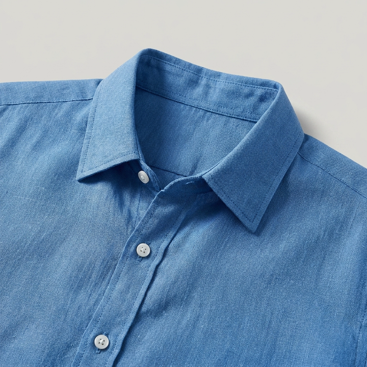Polo da uomo in lino Elegante, stile casual