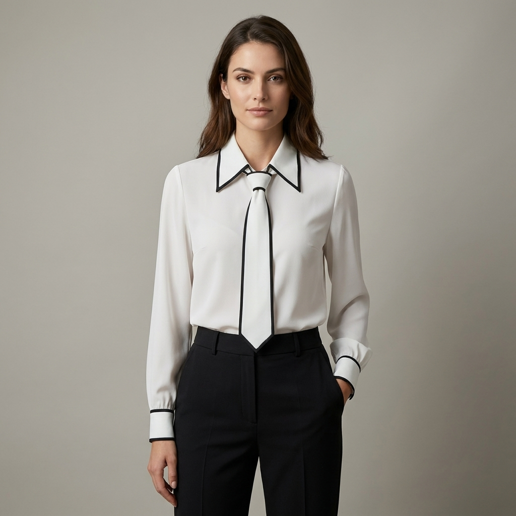 Camicia donna elegante manica lunga