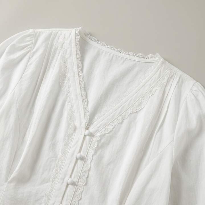 T shirt elegante donna scollo v