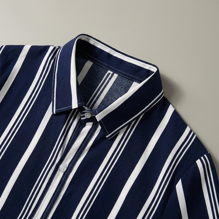 Camicia uomo a righe elegante