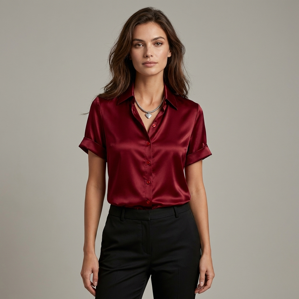T shirt raffinata donna camicia ufficio