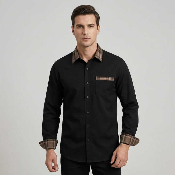 Camicia uomo elegante slim fit