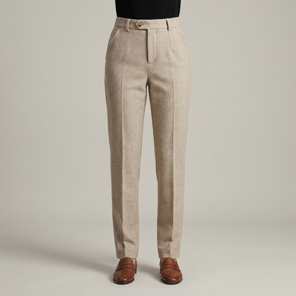 Pantaloni uomo sartoriali in pura lana