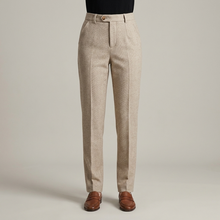 Pantaloni uomo sartoriali in pura lana