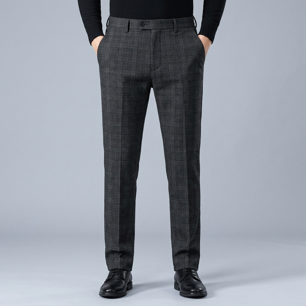 Pantaloni uomo eleganti a quadri