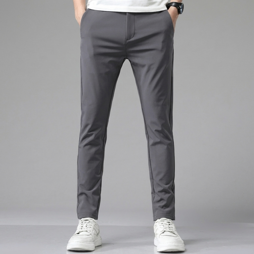 Pantaloni uomo slim fit eleganti elasticizzati