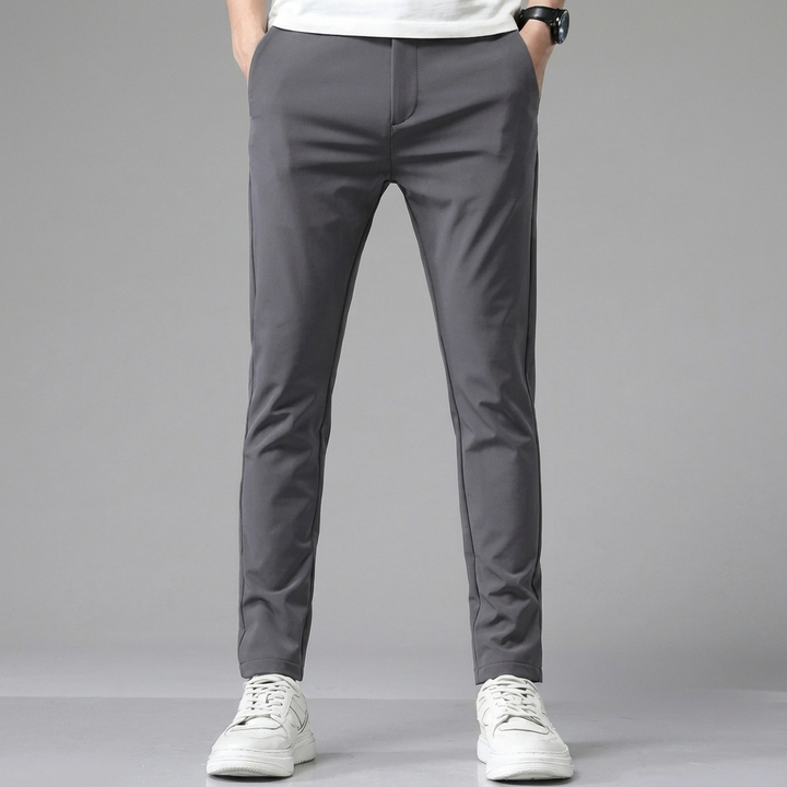 Pantaloni uomo slim fit eleganti elasticizzati