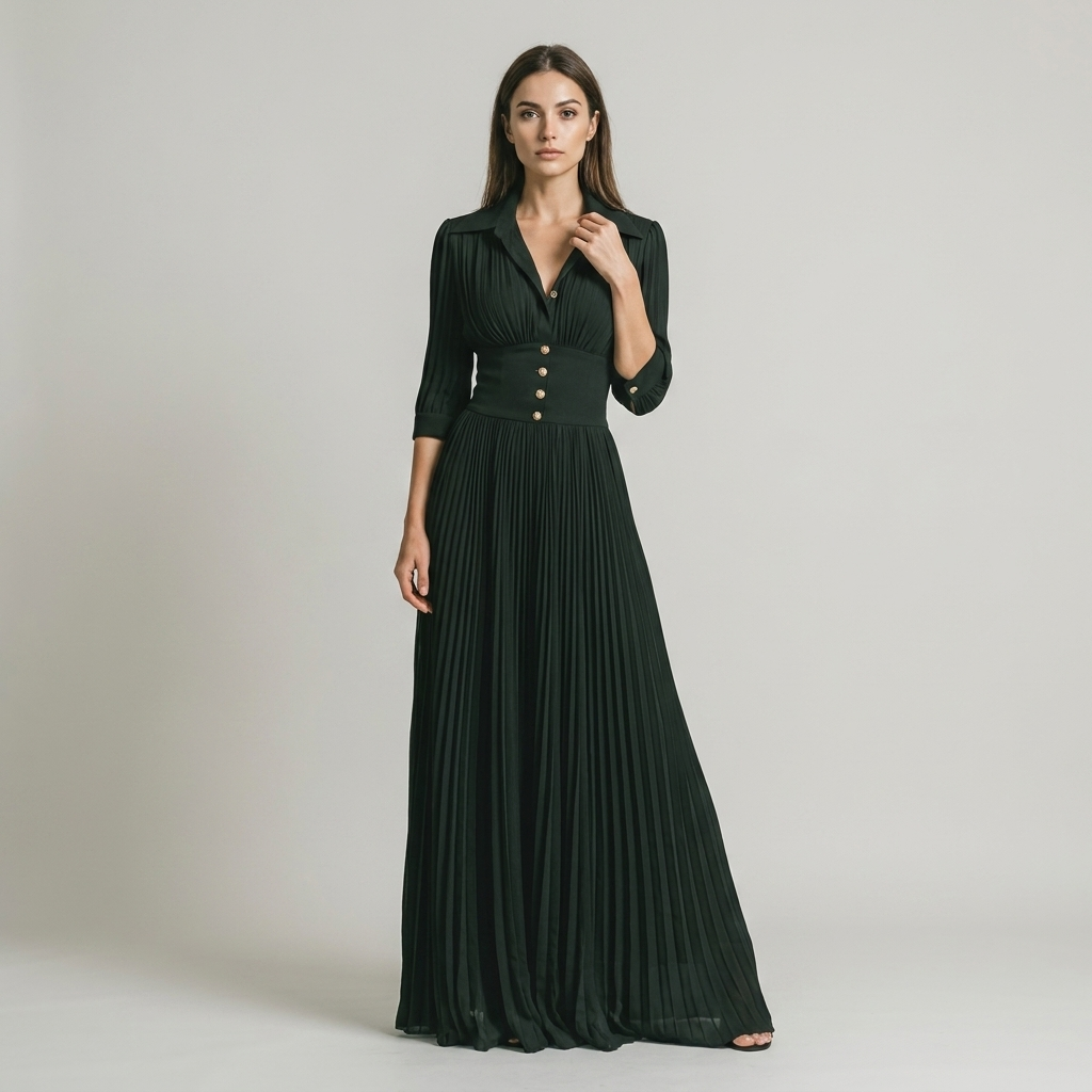 Abito maxi donna elegante aderente